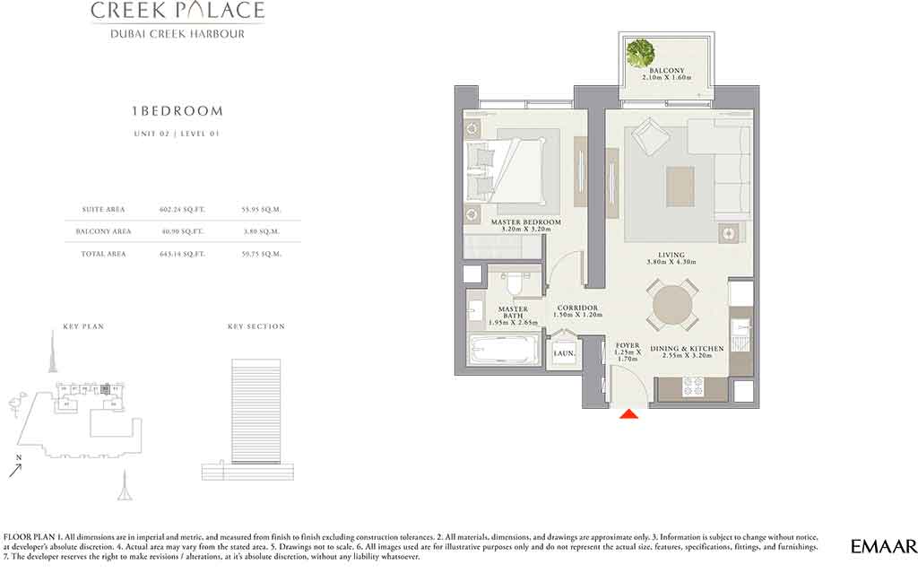 creek-palace-1BR-unit2