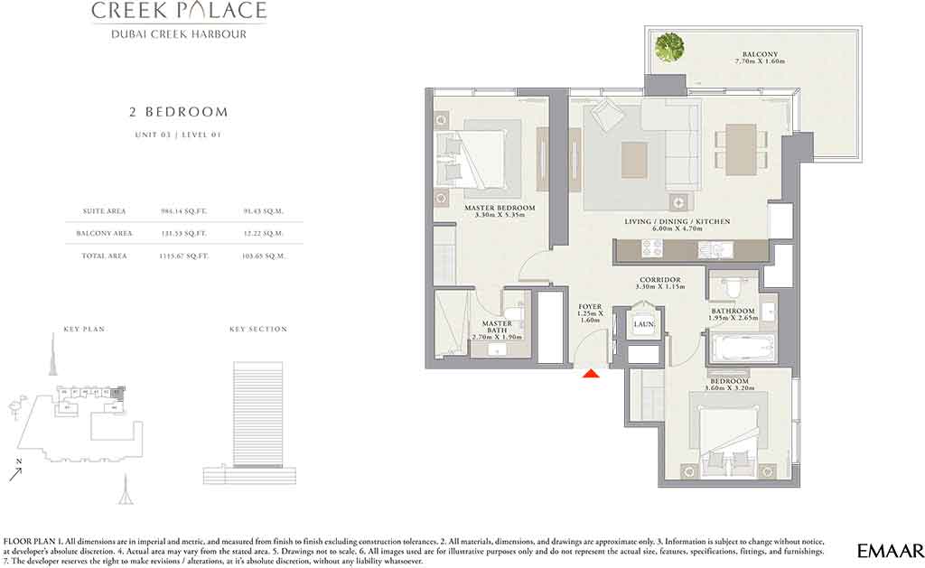 creek-palace-2BR-unit3