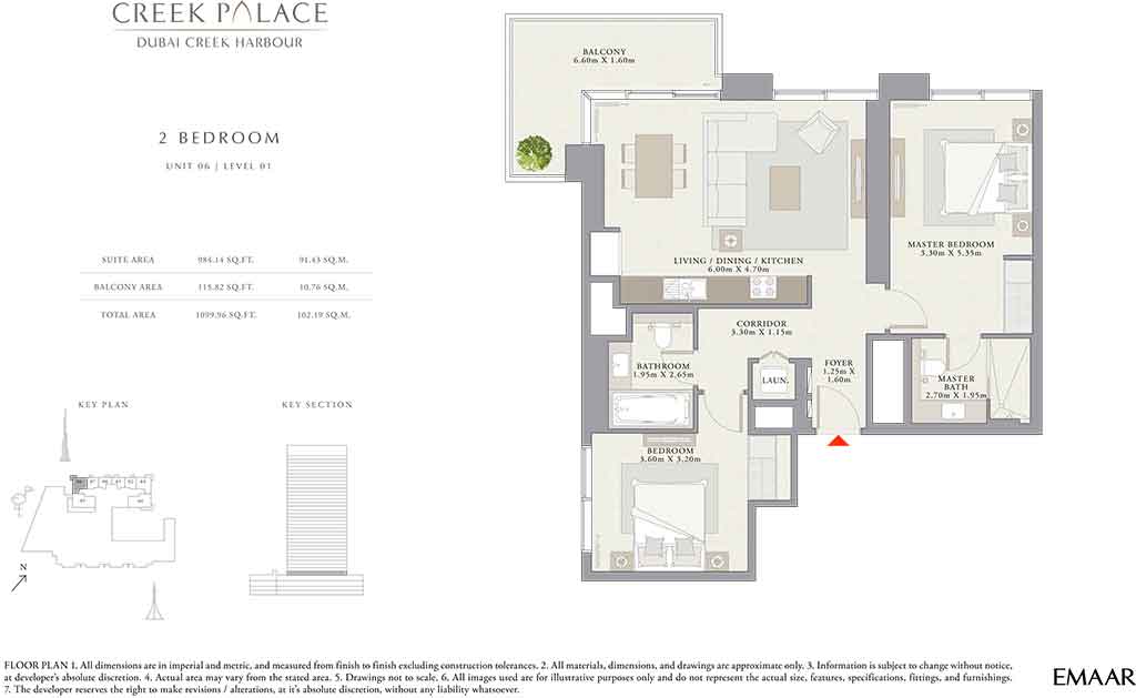 creek-palace-2BR-unit6