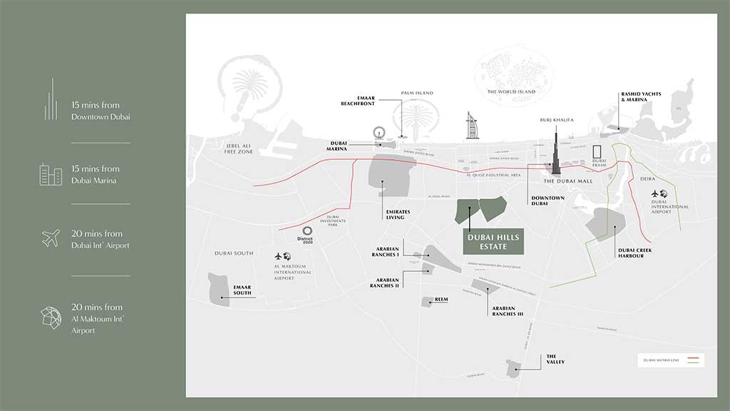 Hills Park Location Map