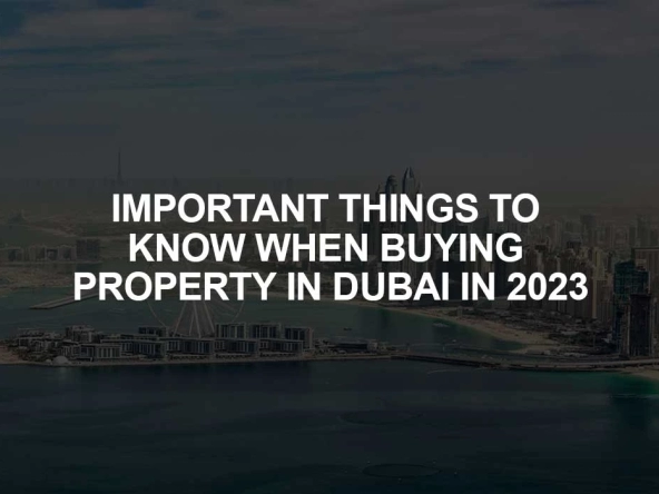 Buying Property in Dubai