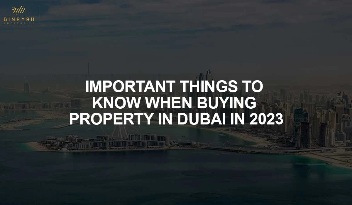 Buying Property in Dubai