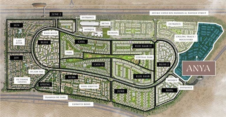 ANYA Townhouses Master plan