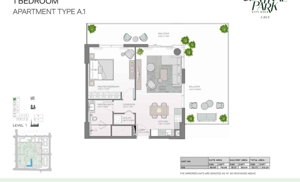 Erin-at-City-Walk-1BR-Type-A1-Floorplans