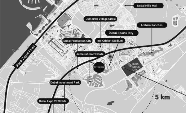 Samana Mykonos Location Map