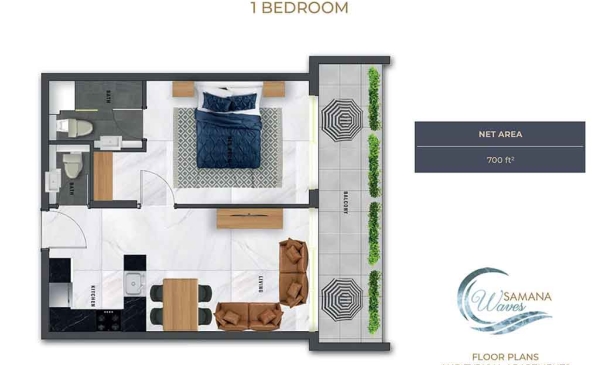 Samana Waves Floor Plans