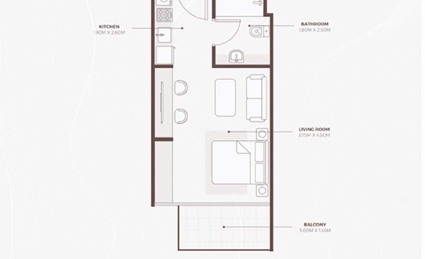 Azizi Beach Oasis Floor Plans