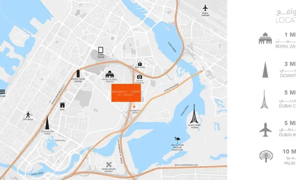 Binghatti Creek Location Map