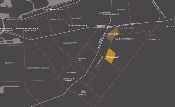 Fay Alreeman Phase 2 Location Map