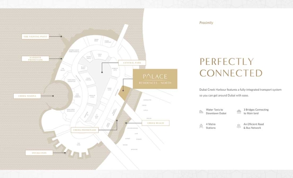 Palace Residences North Location Map