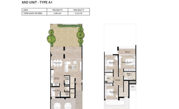 Shams Townhouses Floor Plans