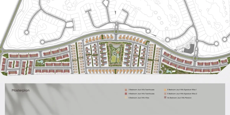 Jouri Hlls Villas Phase 3 Master Plan