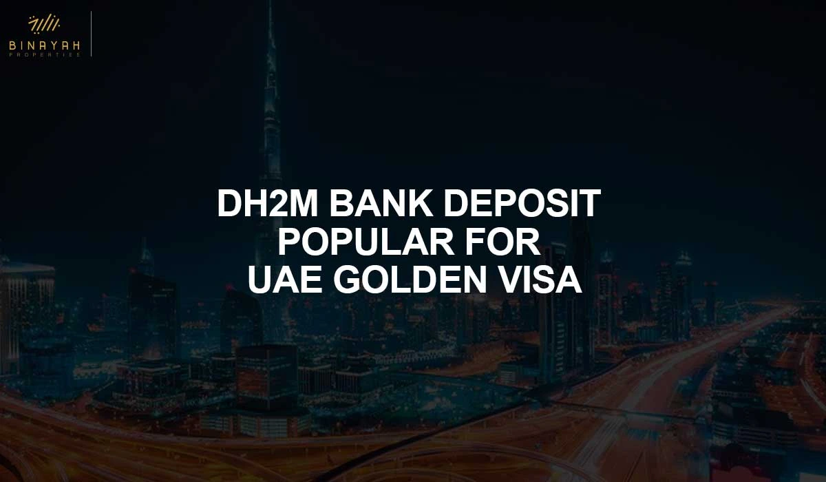 Bank Deposit for UAE Golden Visa