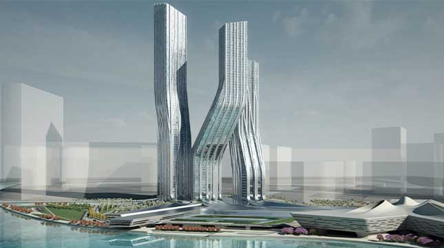 Signature Tower Residential Building in Business Bay