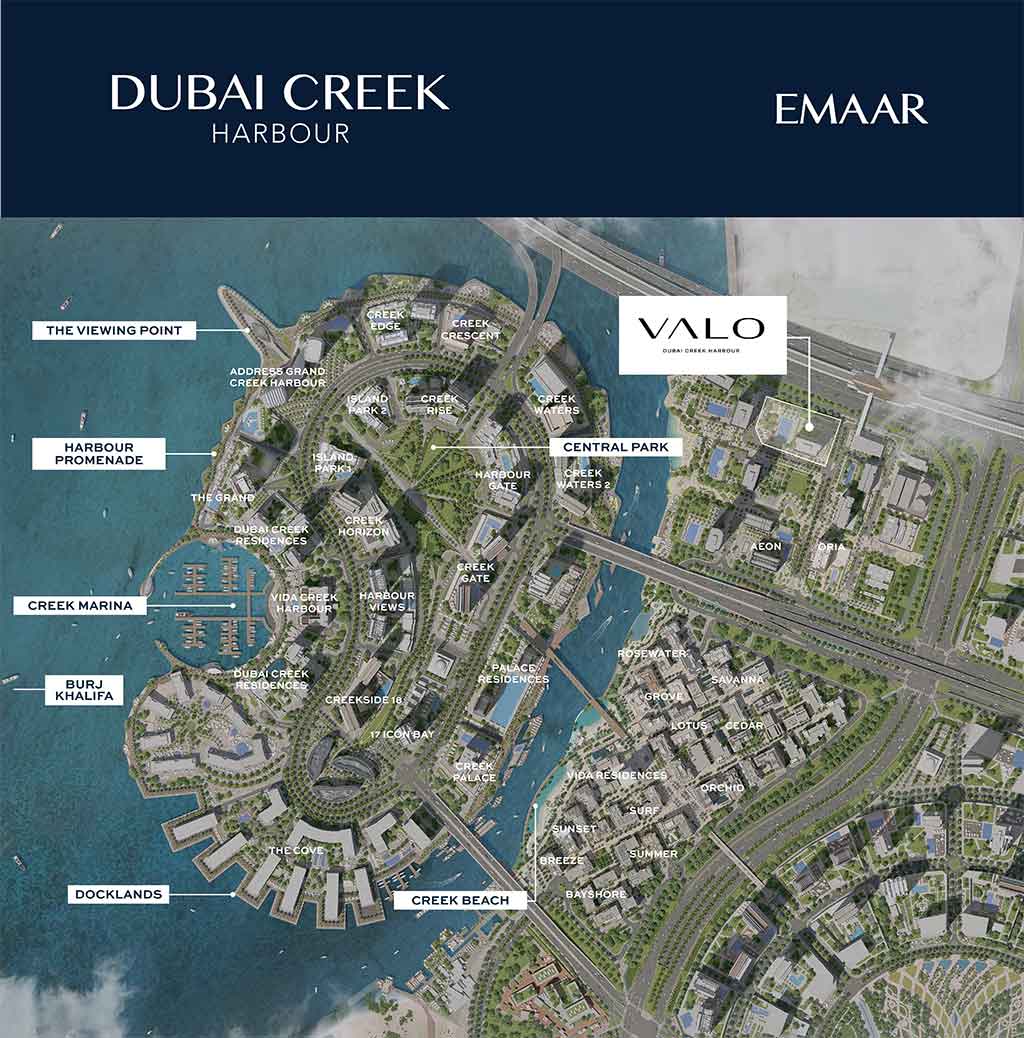 VALO by Emaar Master Plan