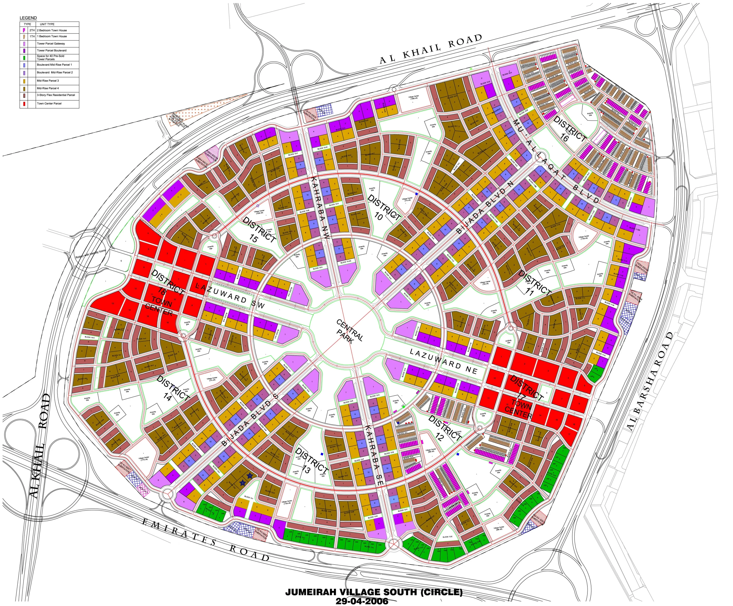 Bloom Towers Master Plan at JVC