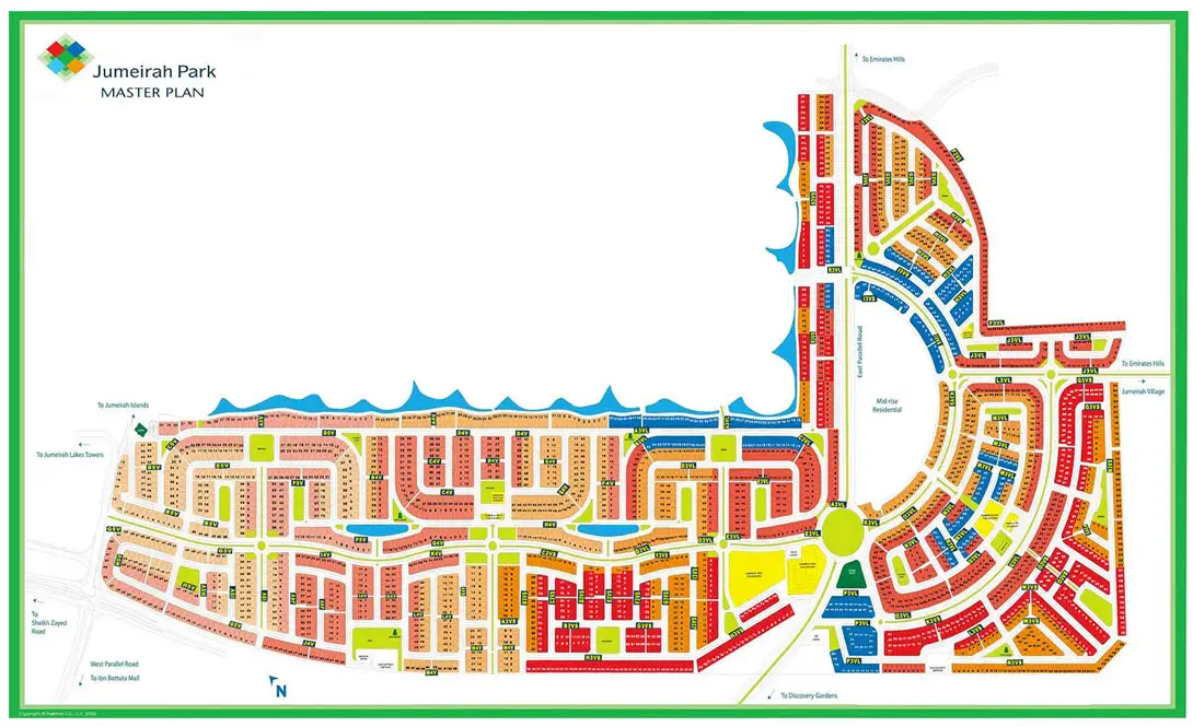 Legacy Jumeirah Park Villas Master Plan