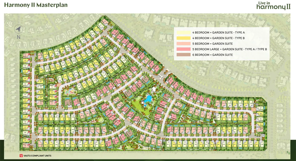 Harmony Villas Phase 2 Master Plan at Tilal Al Ghaf