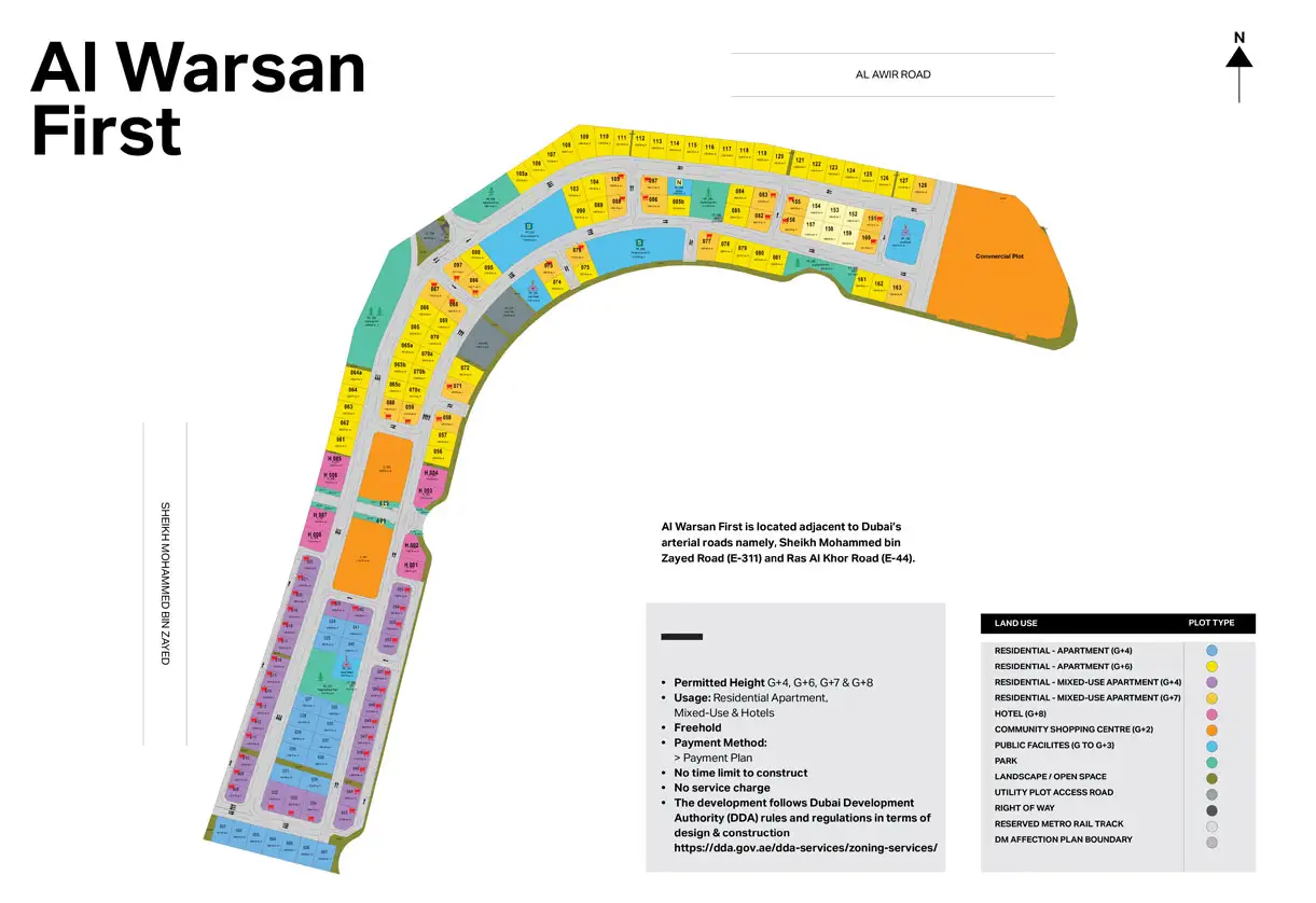 Warsan First Master Plan at Al Warsan