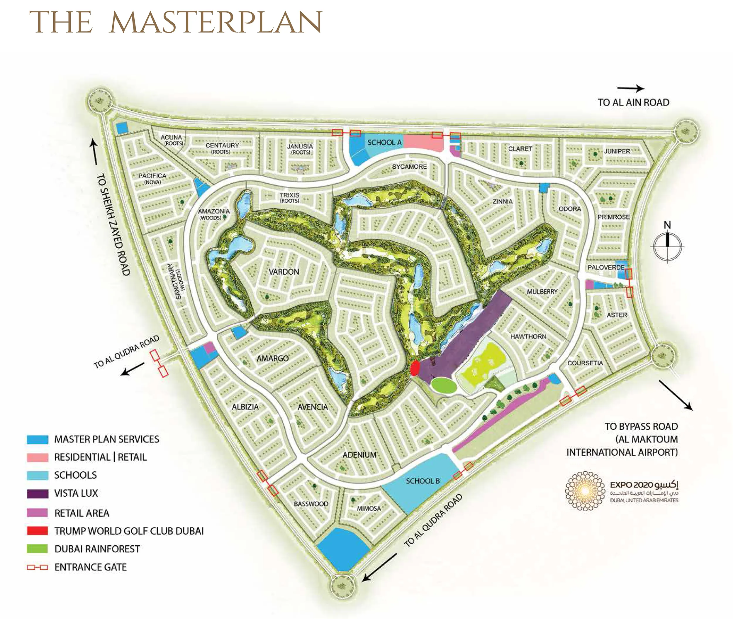 Kensington Plots by Damac Master Plan