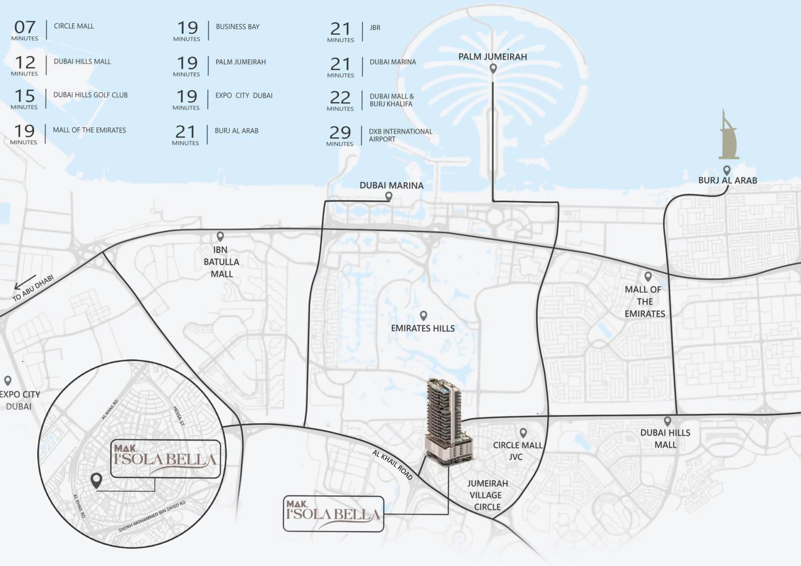 MAK Isola Bella at JVC Master Plan