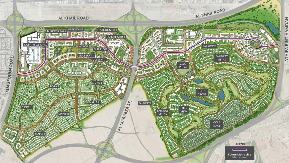 Socio Towers by Emaar Master Plan