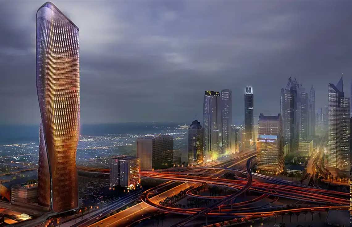 Wasl Tower at Sheikh Zayed Road, Dubai