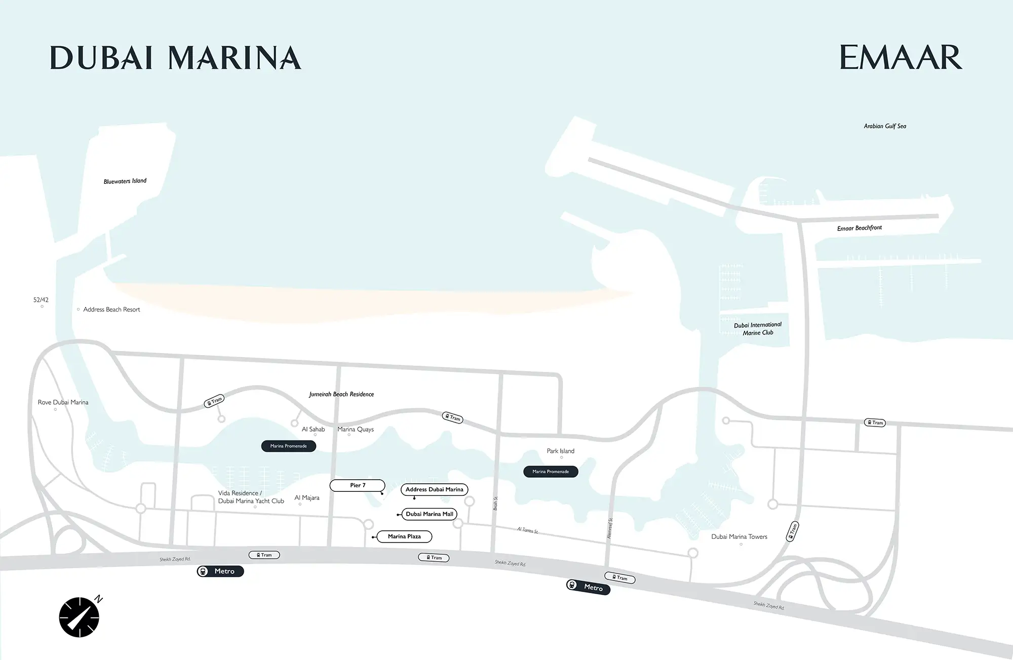 Marina Cove by Emaar Master Plan