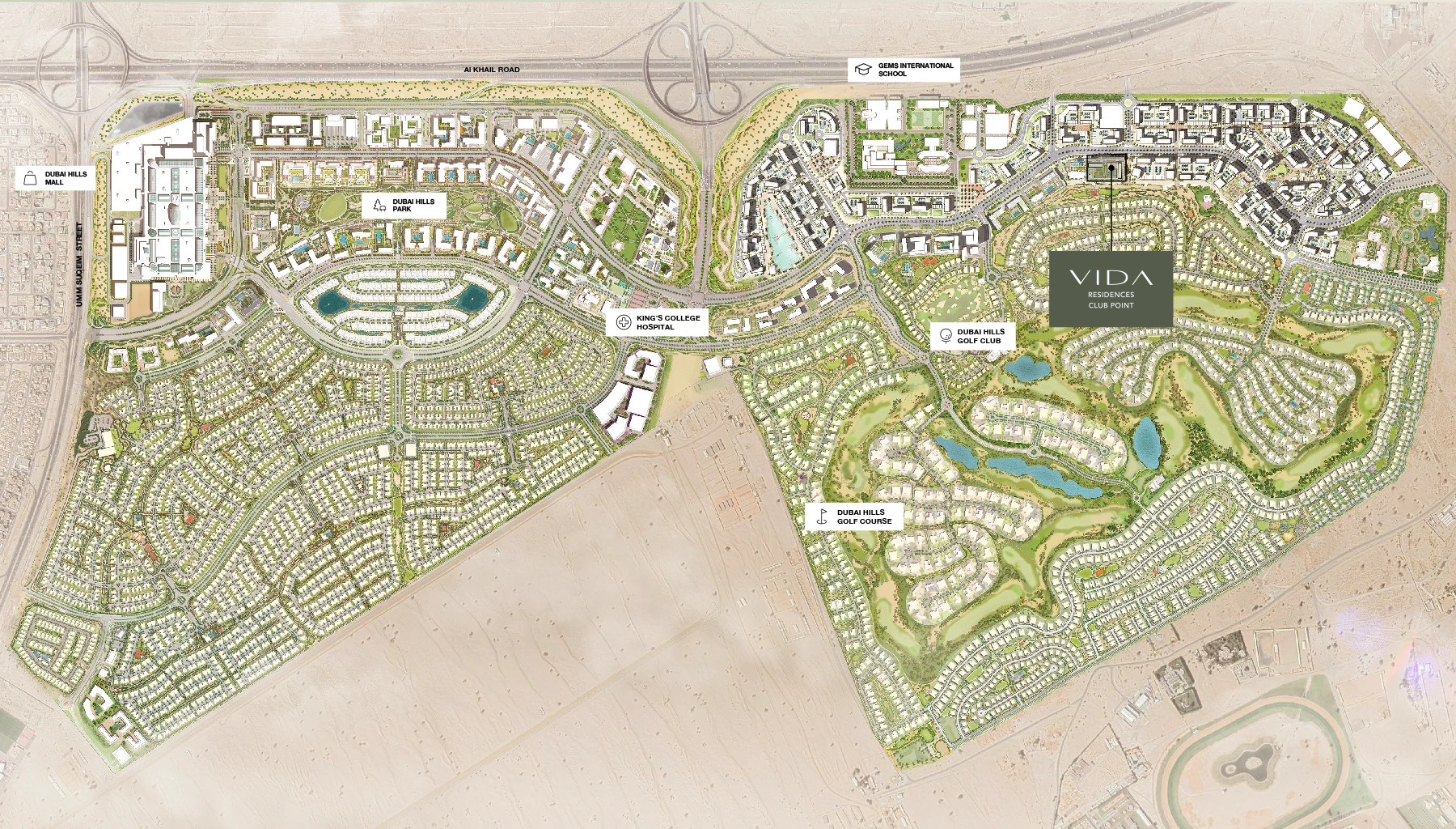 Vida Residences Club Point Master Plan