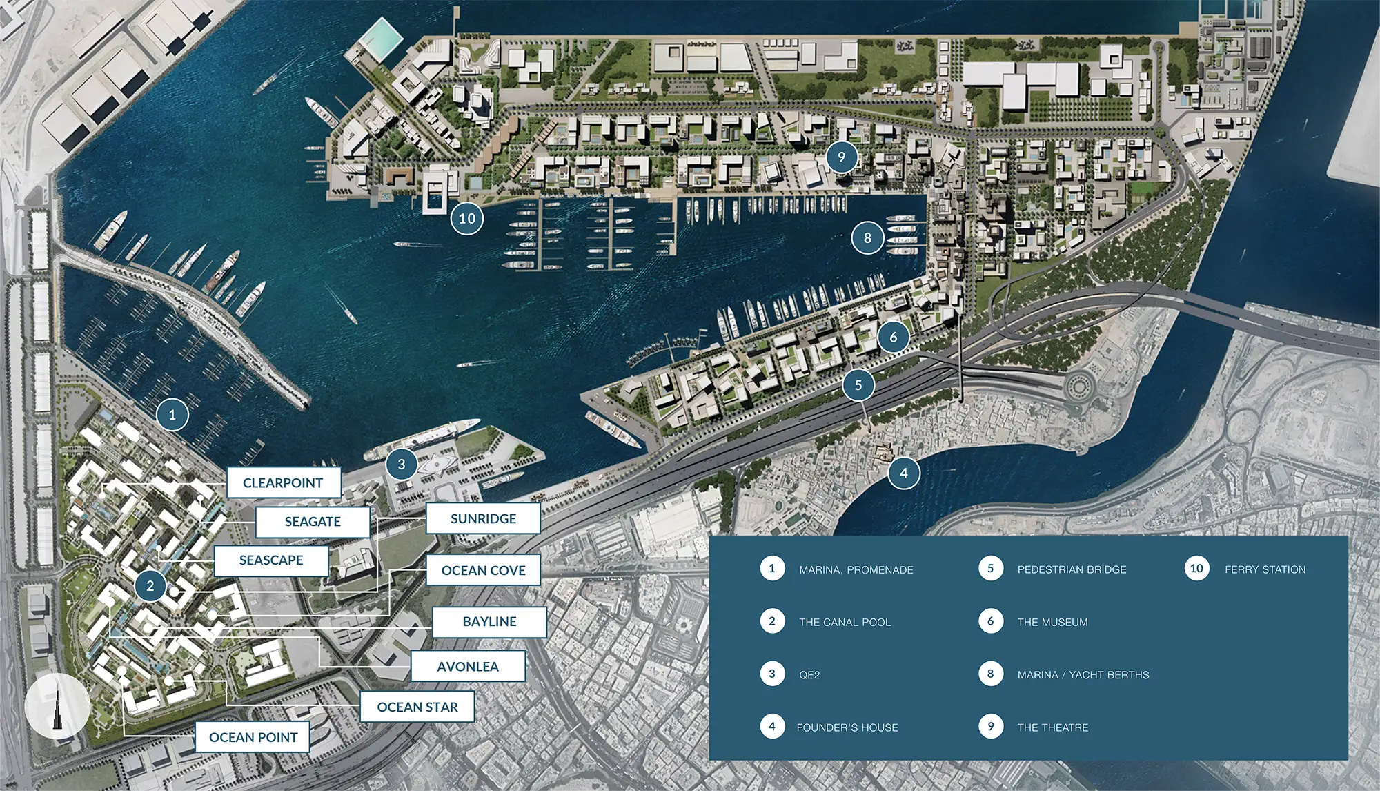 Marina Place by Emaar Master Plan