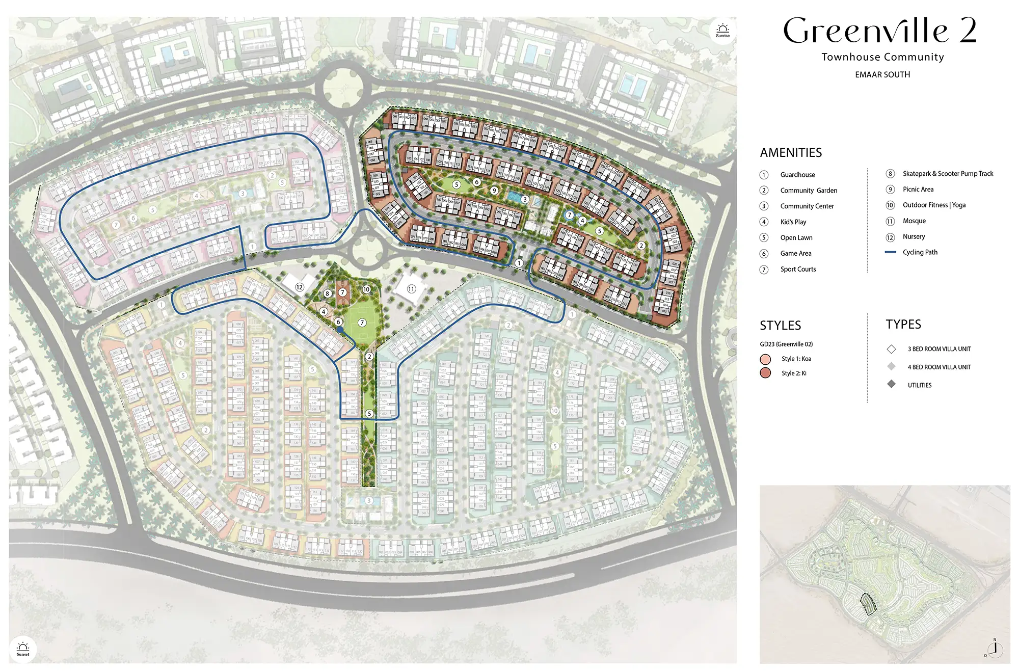 Greenville 2 by Emaar Master Plan