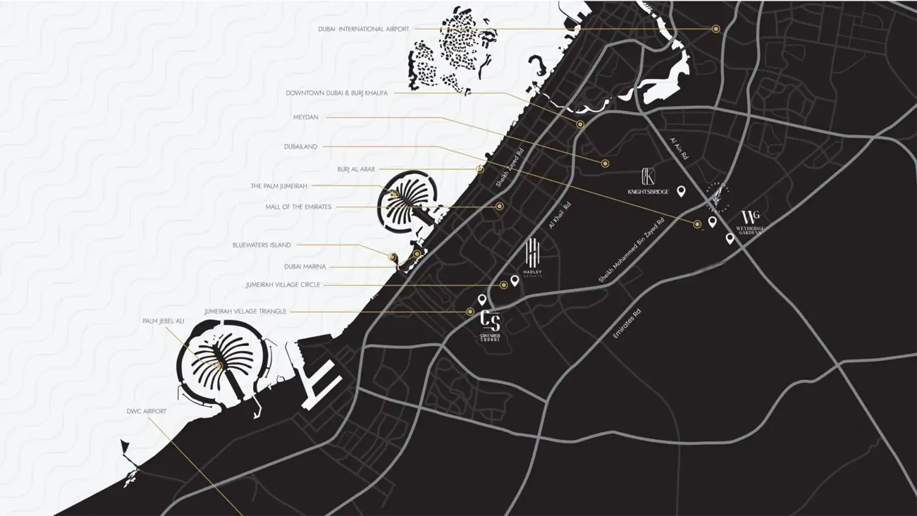 Weybridge Gardens 4 at Dubailand Master Plan