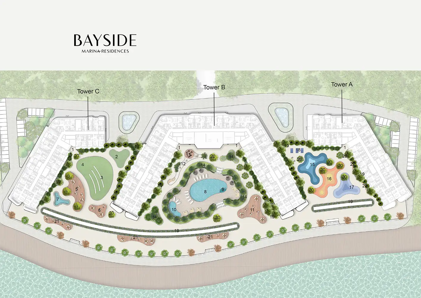 Sobha Bayside Marina Residences Master Plan